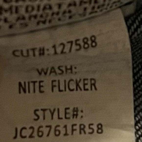 Juicy Couture Jeans 9/29 "Lunita" Y2K High Rise Wide Leg Relaxed Bedazzled NWT - Picture 6 of 6